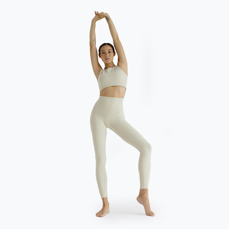 Damen Yoga-Leggings JOYINME Unity Gerippt 7/8 buttercream 2