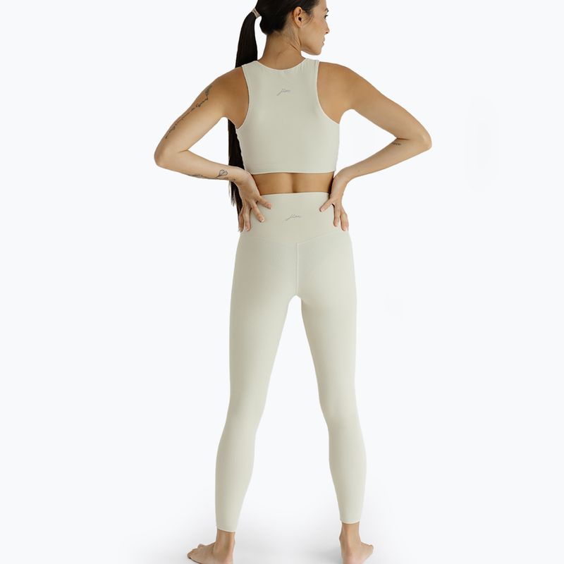 Legginsy do jogi damskie JOYINME Unity Ribbed 7/8 buttercream 7