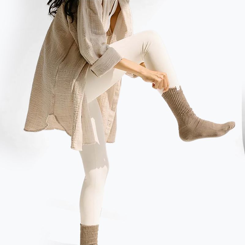 Skarpety damskie JOYINME Ground Yourself taupe brown 2