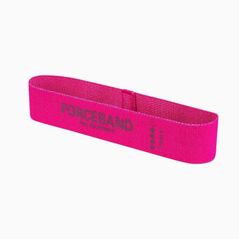 Satz Trainingsbänder FORCEBAND Mini Band 5 szt. + E-BOOK pink 3
