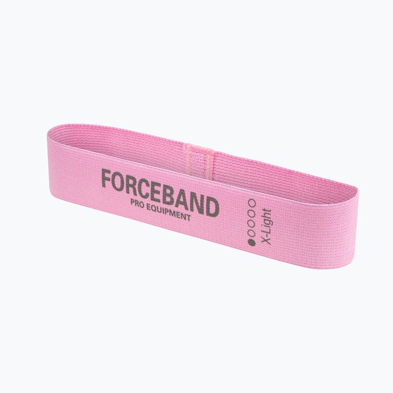 Satz Trainingsbänder FORCEBAND Mini Band 5 szt. + E-BOOK pink 4
