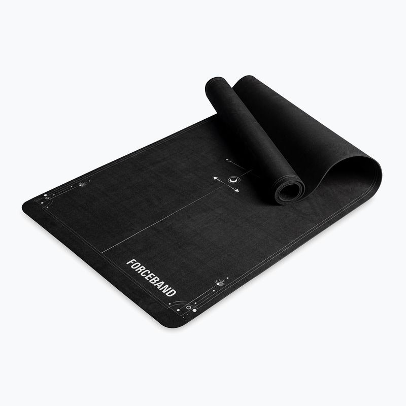Yoga-/Fitnessmatte FORCEBAND Moon 4 mm schwarz 2