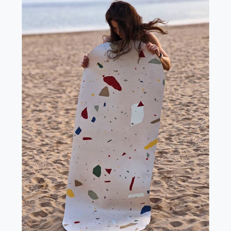 Yogamatte FORCEBAND Mineral mikrofibra + eko kauczuk 5 mm mineral 2