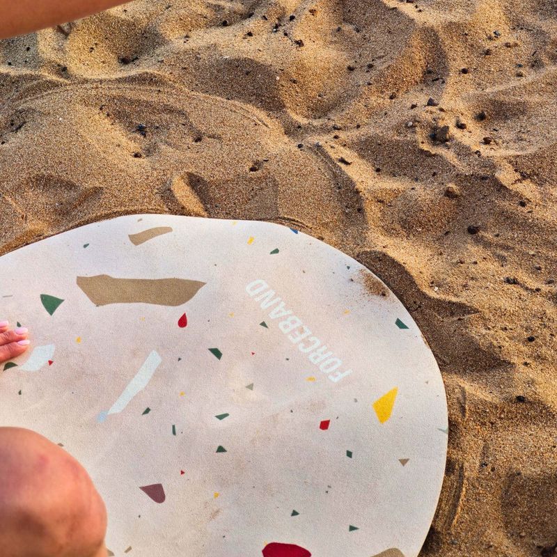 Yogamatte FORCEBAND Mineral microfiber + eco rubber 5 mm mineral 3