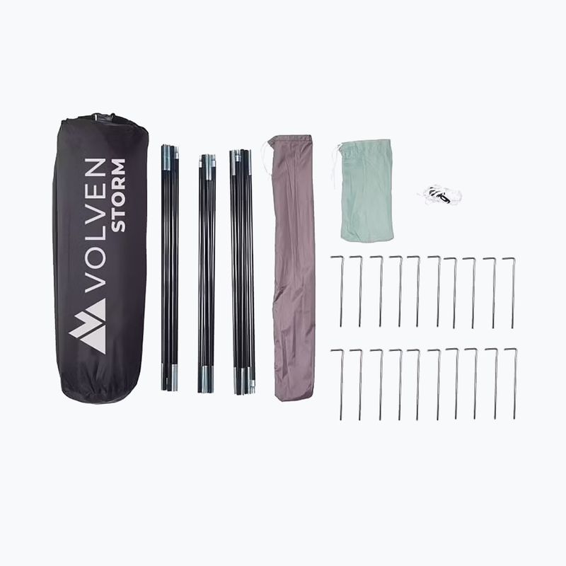 3‑Personen Trekkingzelt Volven Storm green 5