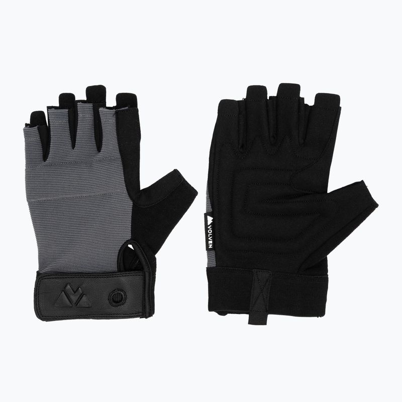 Kletterhandschuhe Volven Ferrata Half Finger gray