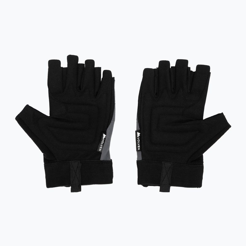 Kletterhandschuhe Volven Ferrata Half Finger gray 3