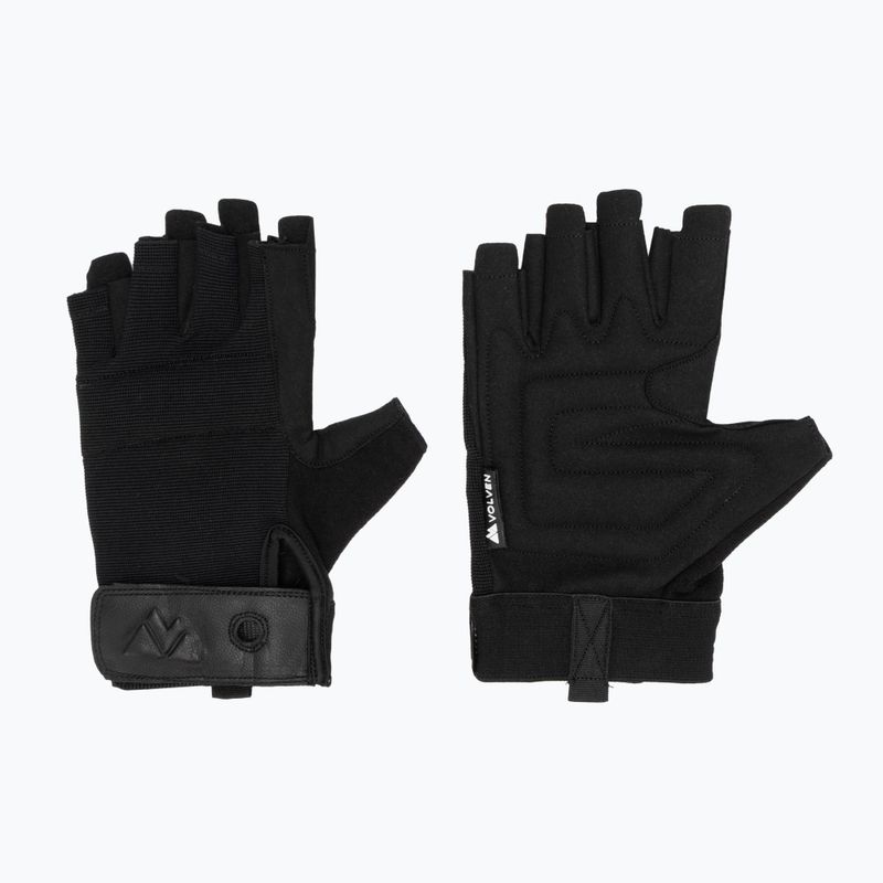 Kletterhandschuhe Volven Ferrata Half Finger black