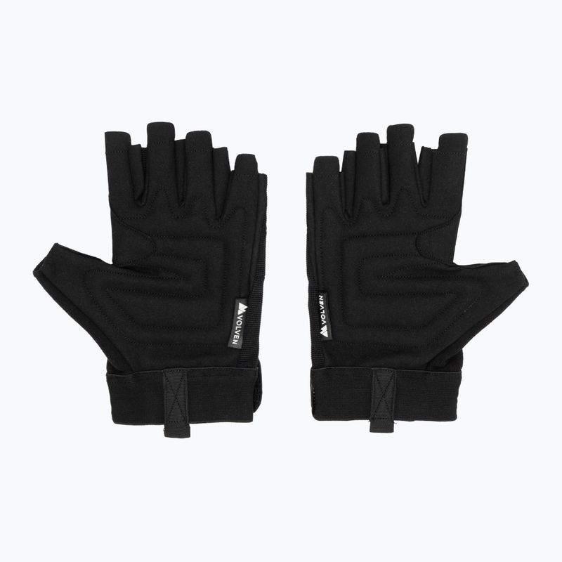 Kletterhandschuhe Volven Ferrata Half Finger black 3