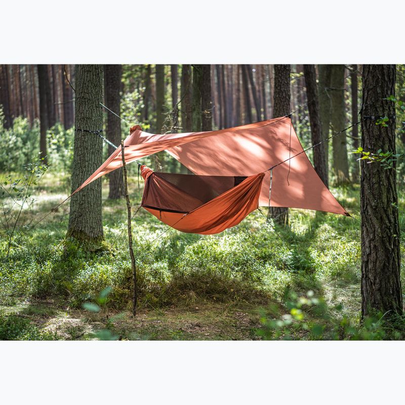 Tarp Lesovik Hexa terra rosa 2