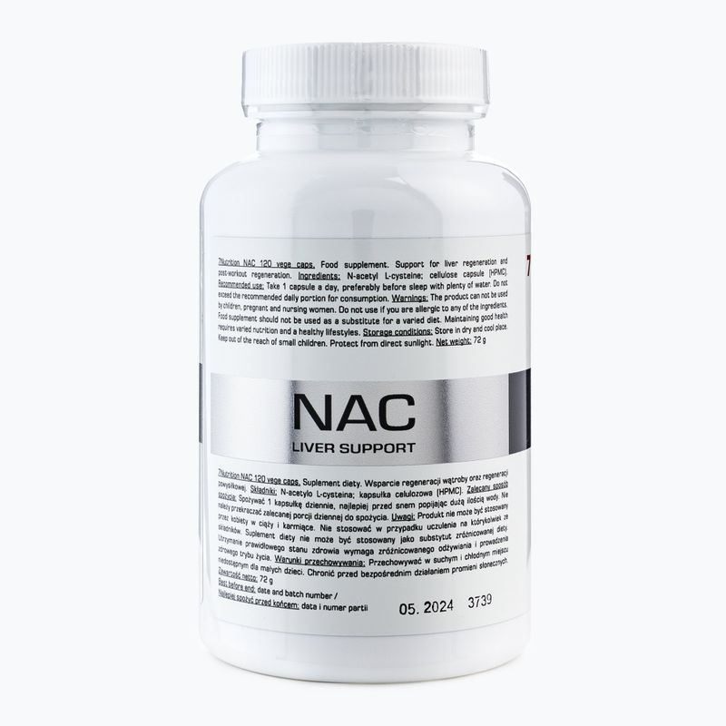 Ergänzung 7Nutrition NAC 500mg 120 Kapseln NU7876798 2
