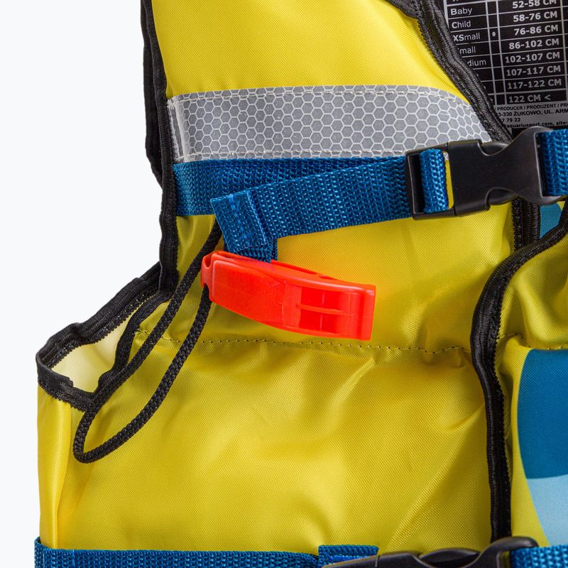 Aquarius Whale gelbe Schwimmweste für Kinder KAM000455