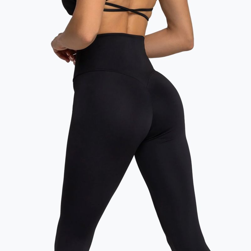 Damen-Workout-Leggings Chiara Wear High schwarz