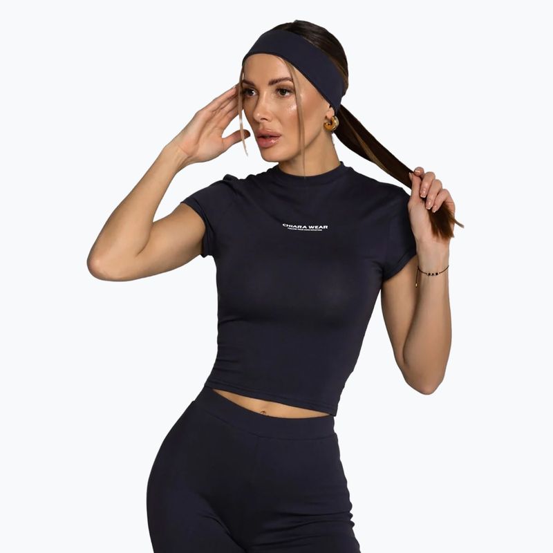 Chiara Wear Damen-Stirnband Baumwolle graphit 2