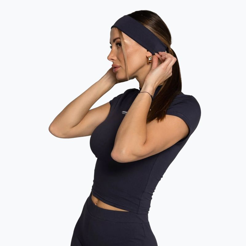 Chiara Wear Damen-Stirnband Baumwolle graphit 3
