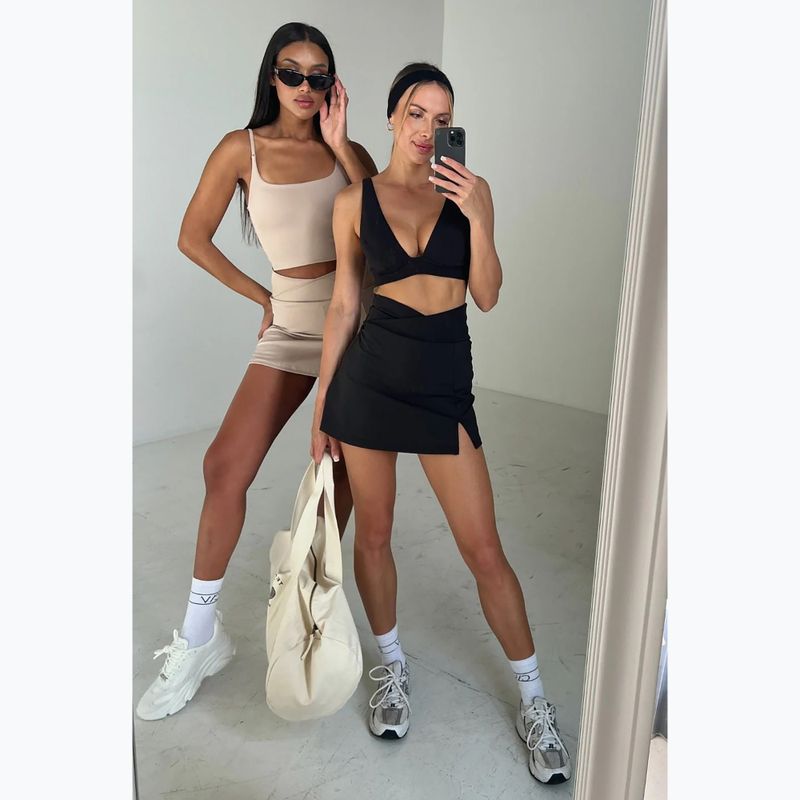 Chiara Wear Tennisrock mit Kragen beige
