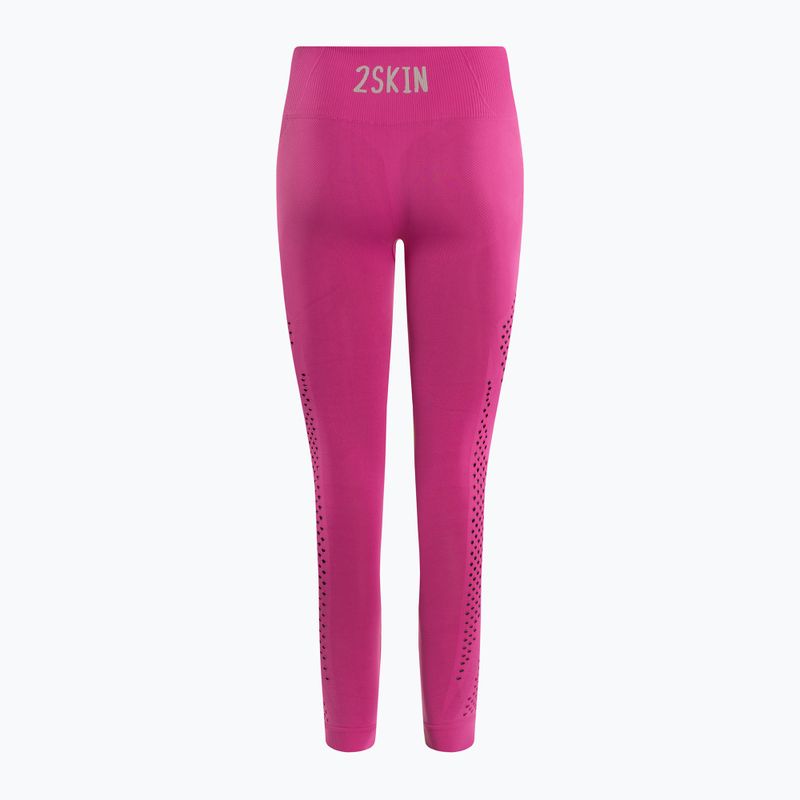 Damen Trainingsleggings 2skin Power Seamless Fuchsia rosa 2S-60476 2