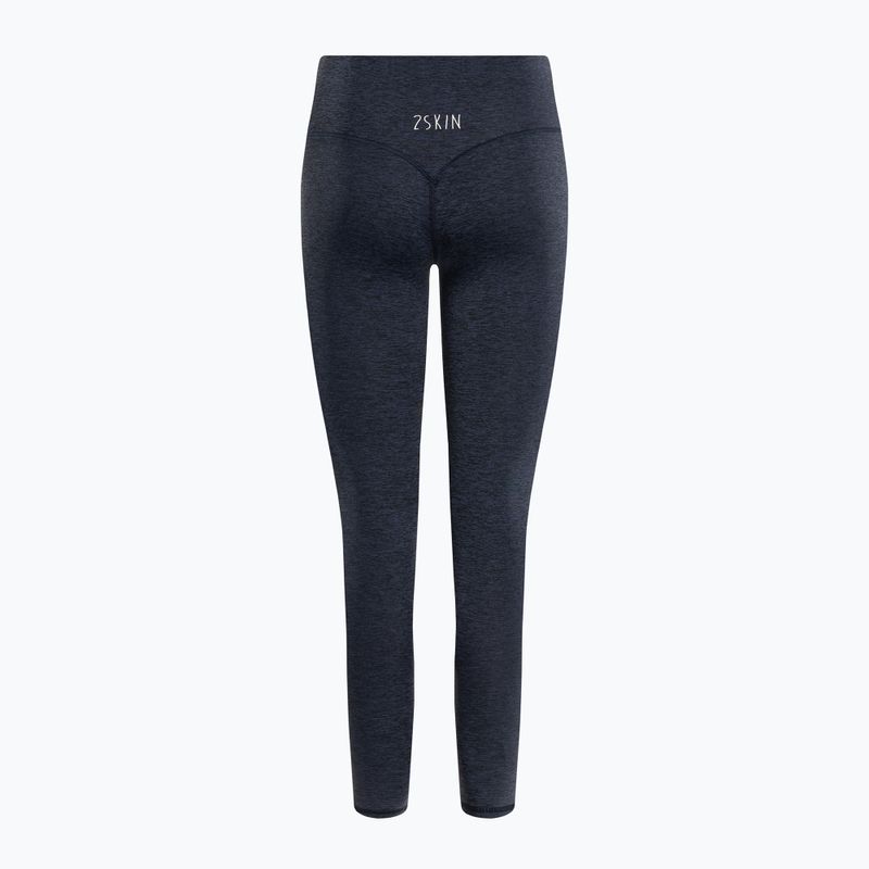 Damen-Trainingsleggings 2skin Dark Night navy blau 2S-62524 2