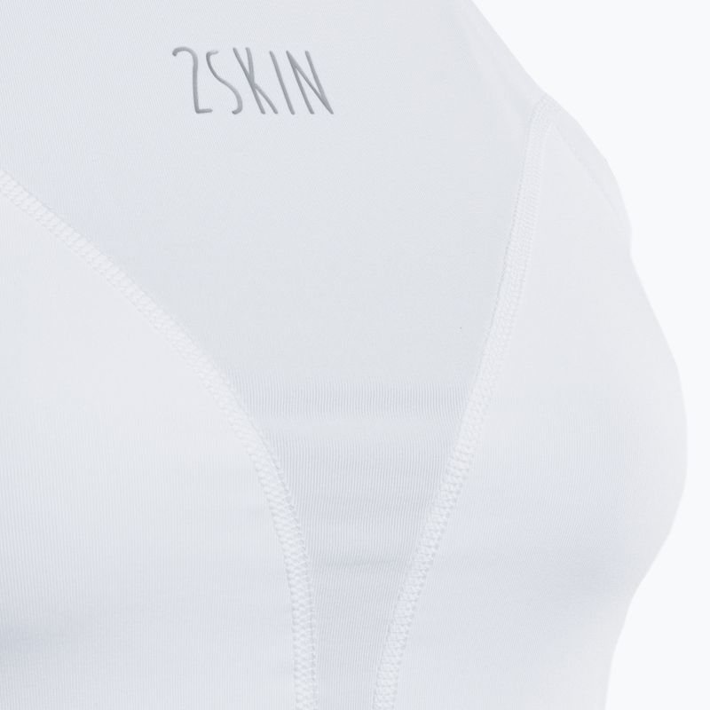Damen Trainingstop 2skin Crop Top Weiß 2S-61305 3