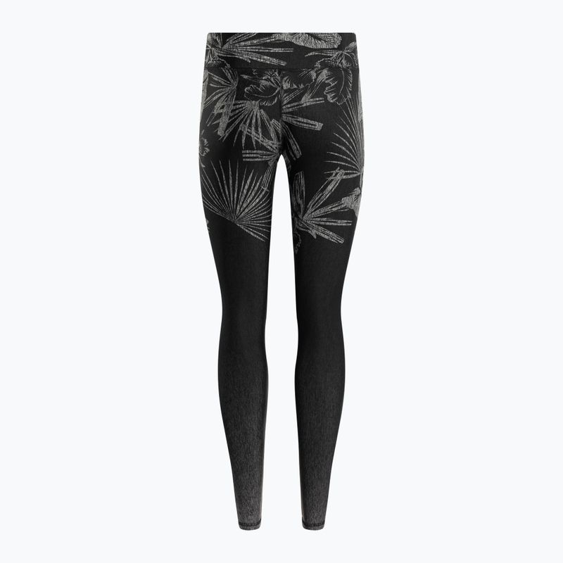 Damen Trainingsleggings 2skin Ombre Jungle Schwarz schwarz 2S-62128 2