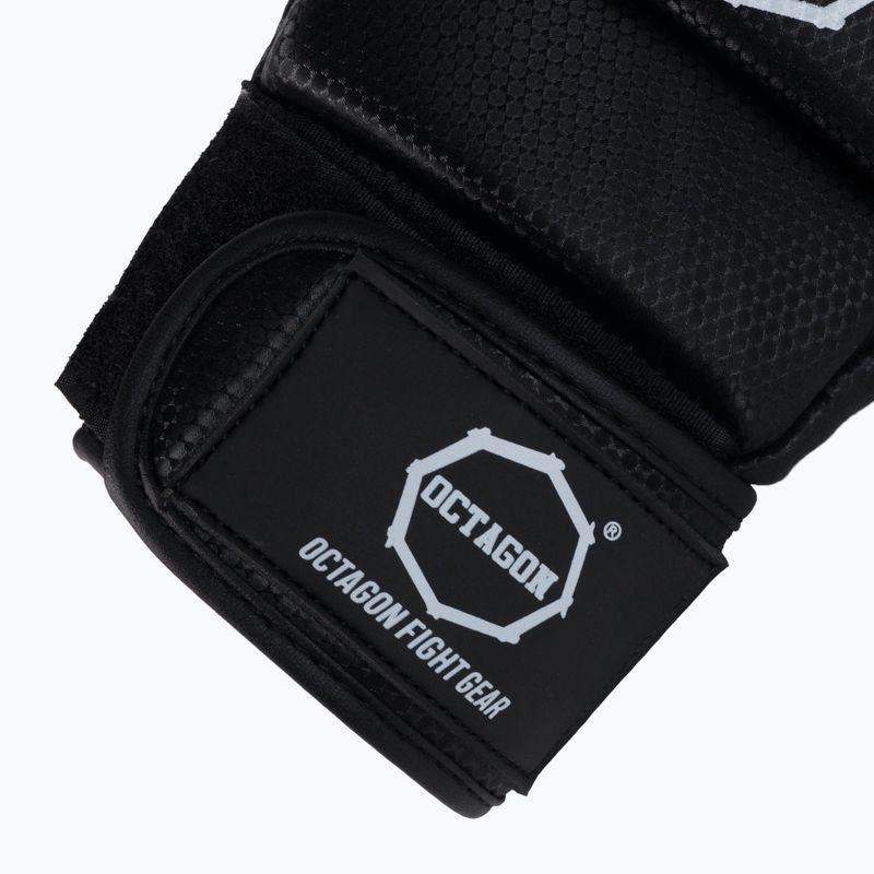 Octagon Kevlar MMA Grappling Handschuhe schwarz 5