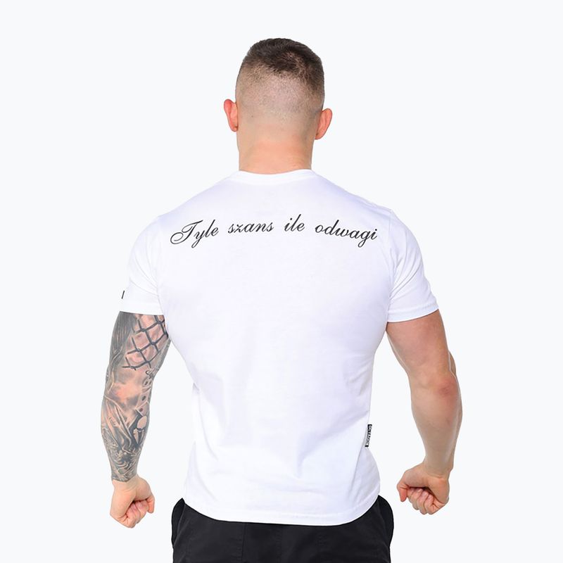 Octagon Herren-T-Shirt So viele Chancen So viel Mut Logo weiß 2