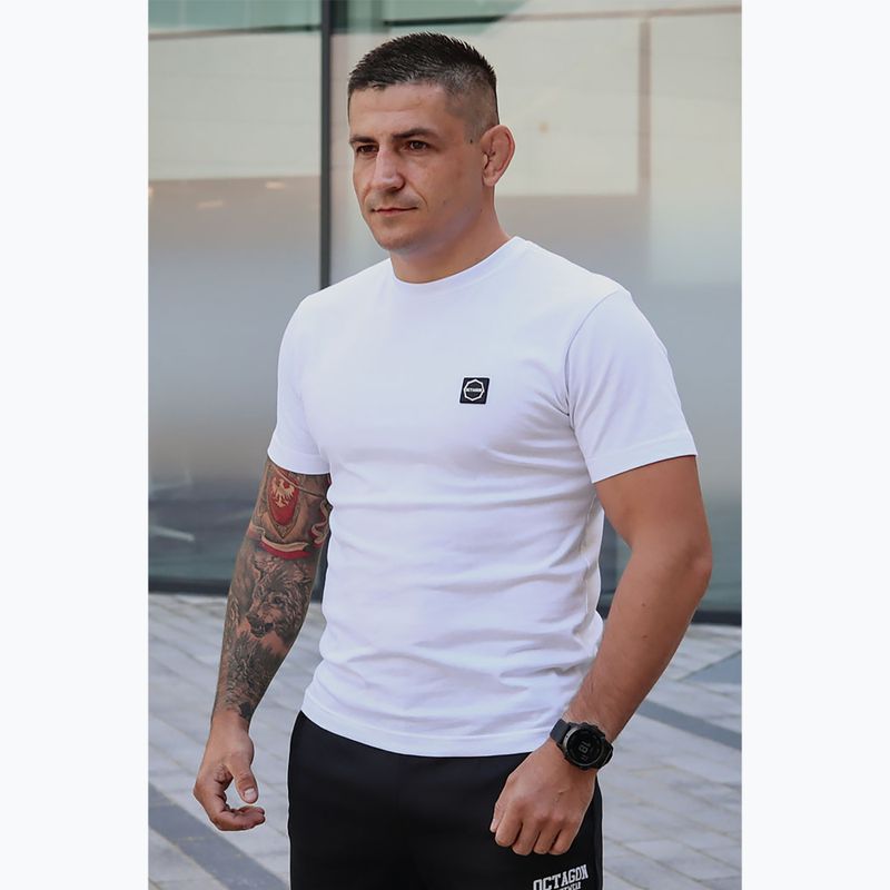 Octagon Herren-T-Shirt So viele Chancen So viel Mut Logo weiß 3