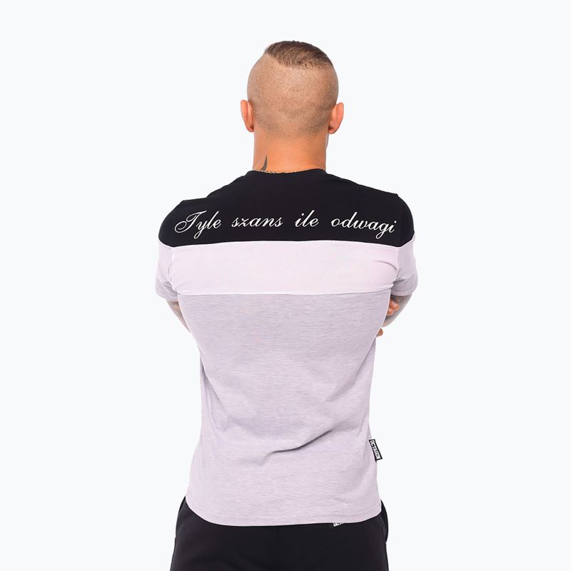 Herren-Shirt Octagon As Many Chances As Courage black/white/grey 2