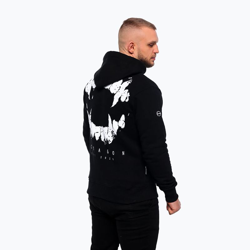 Octagon Herren-Kapuzenpullover Teeth schwarz 3