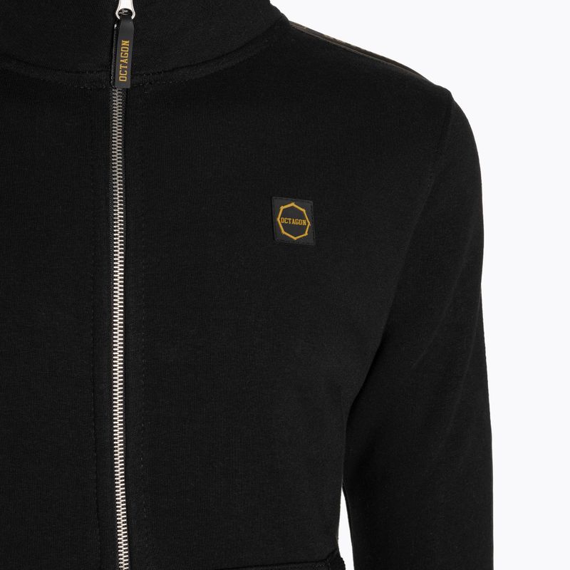 Herren Octagon Zip Stripe Sweatshirt schwarz 6