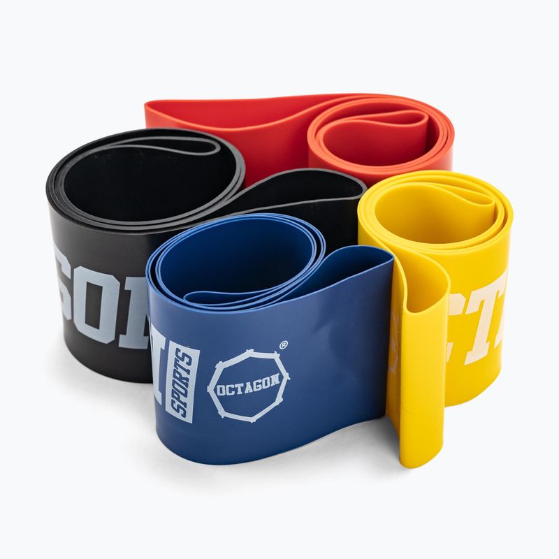Octagon Mini Band farbiges Widerstandsband-Set 2