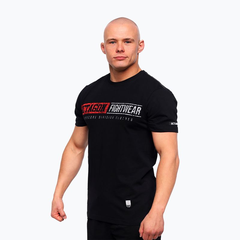 Octagon Division Clothes Herren-T-Shirt schwarz 3