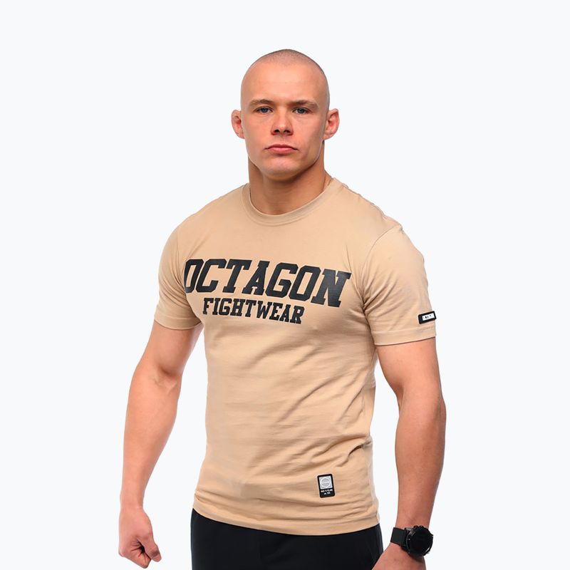 Herren Octagon FW Straight t-shirt beige 3