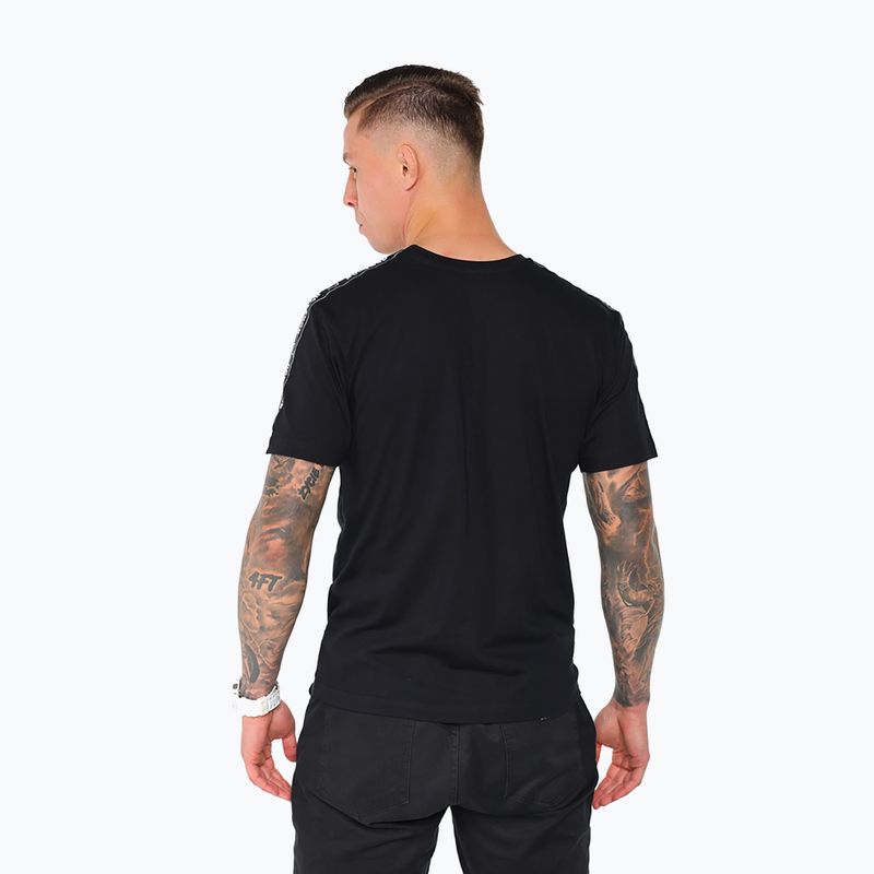 Herren-Shirt Octagon Stripe black/white 2
