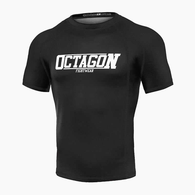 Octagon Premium Fight Wear Herren Rashguard schwarz