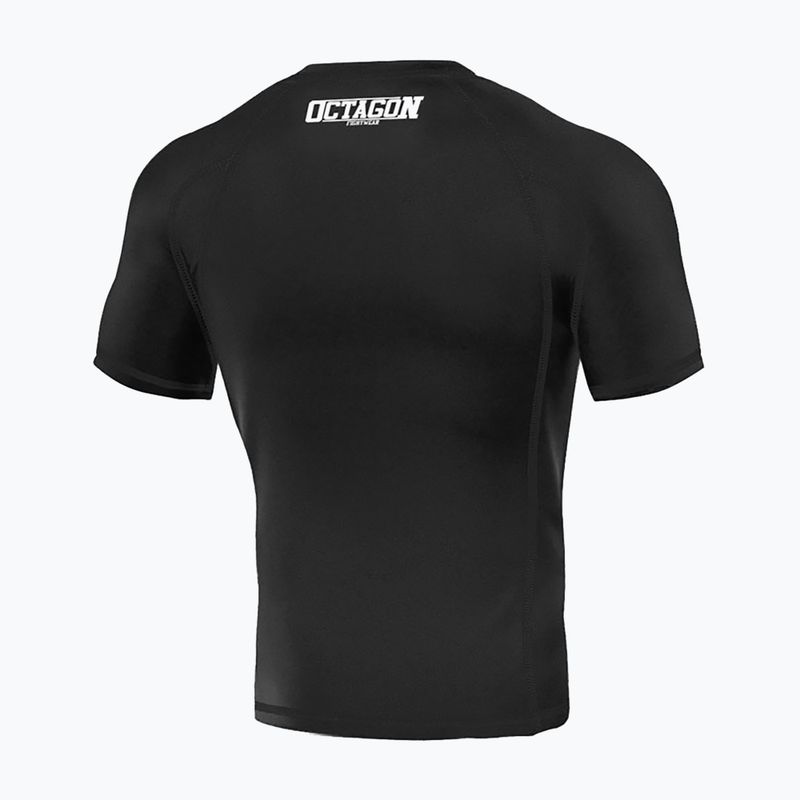 Octagon Premium Fight Wear Herren Rashguard schwarz 2