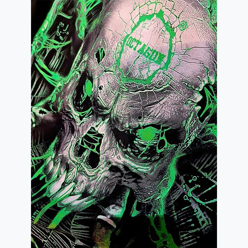 Herren Octagon Premium Spiderskull schwarz/multicolour Rashguard 3