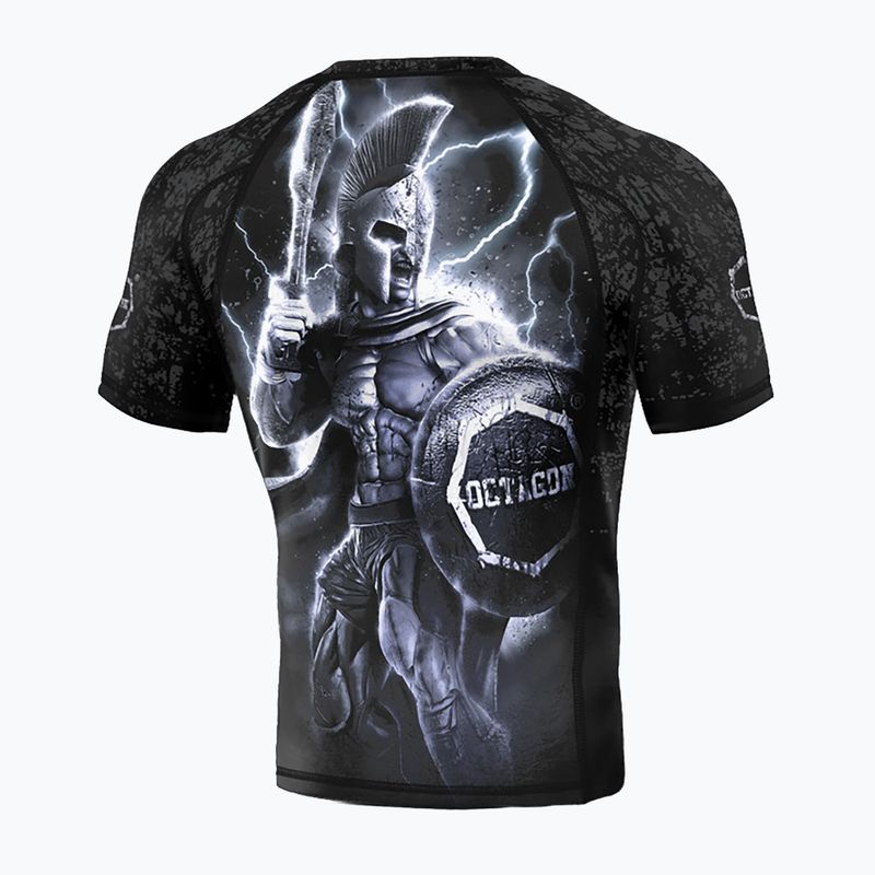 Octagon Premium Gladiator Herren Rashguard schwarz/multicolour 2