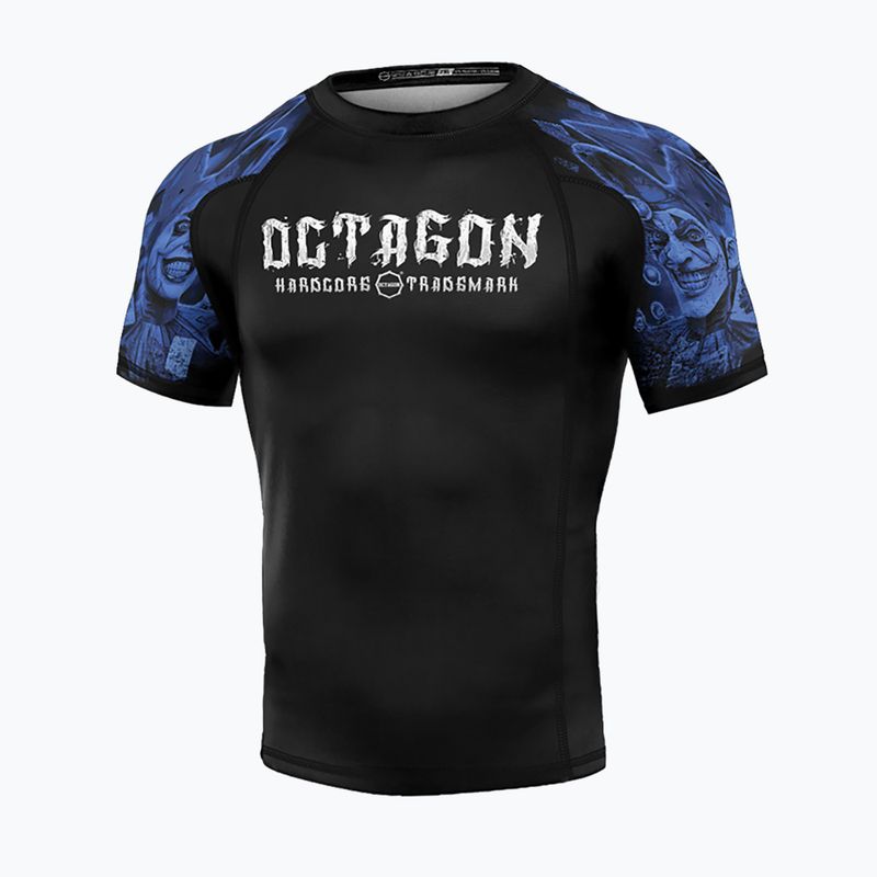 Herren Octagon Premium Joker schwarz/mehrfarbig Rashguard