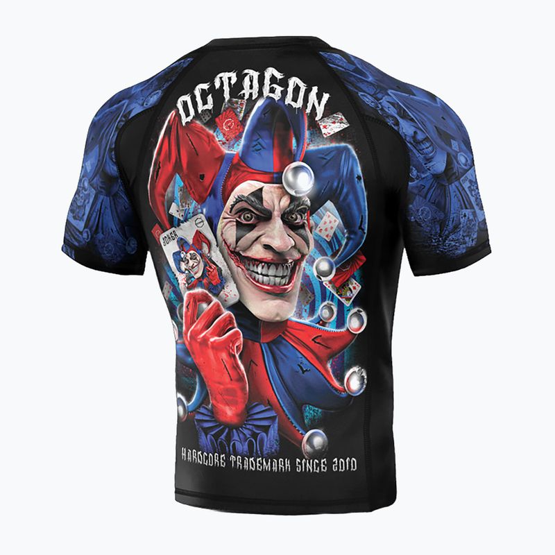 Herren Octagon Premium Joker schwarz/mehrfarbig Rashguard 2