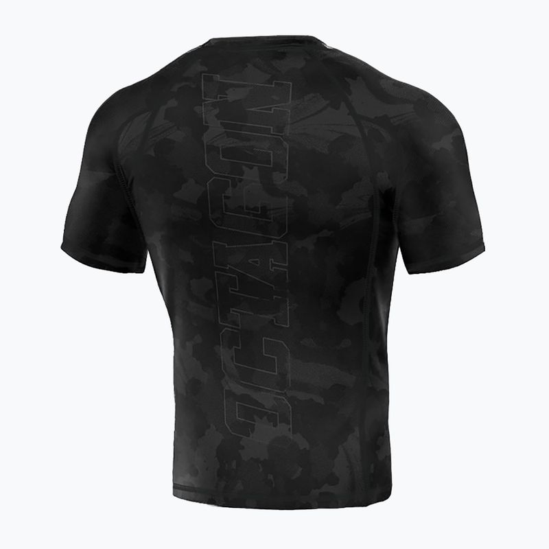 Herren Octagon Premium Camo Nacht schwarz Rashguard 2