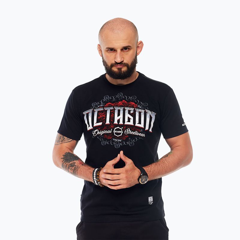 Herren-Shirt Octagon Santa Muerte black/multicolor