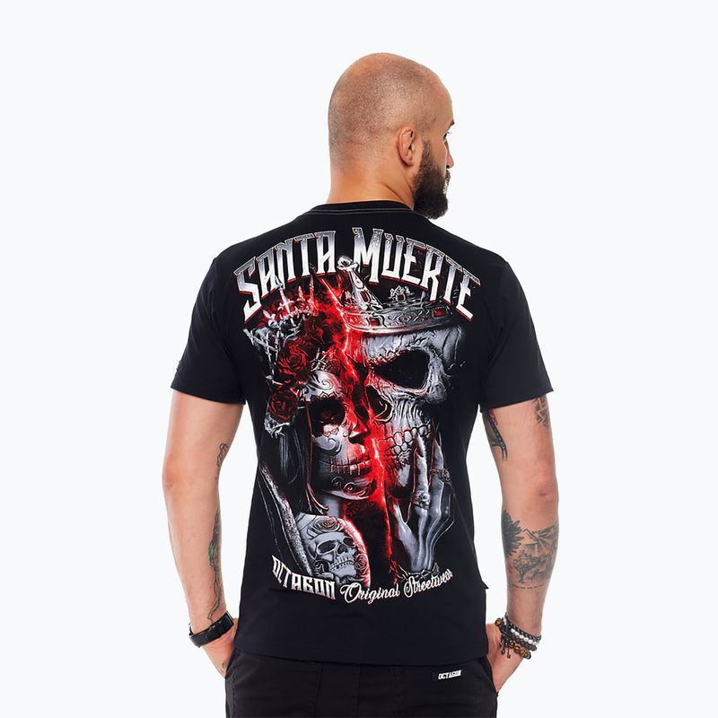 Herren-Shirt Octagon Santa Muerte black/multicolor 2