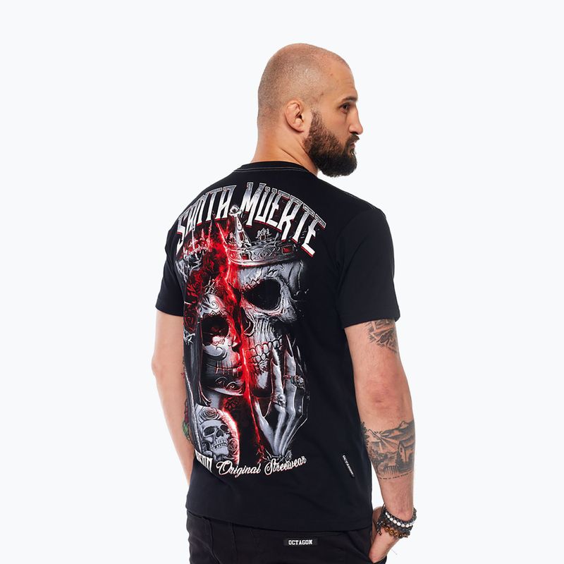Herren-Shirt Octagon Santa Muerte black/multicolor 4