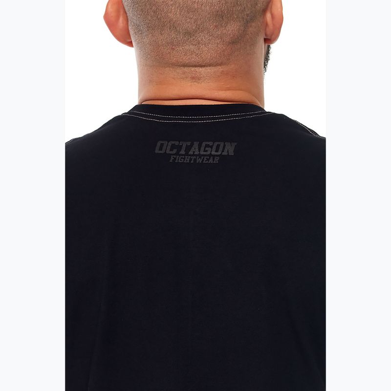 Herren T-Shirt Octagon FW Straight schwarz 4