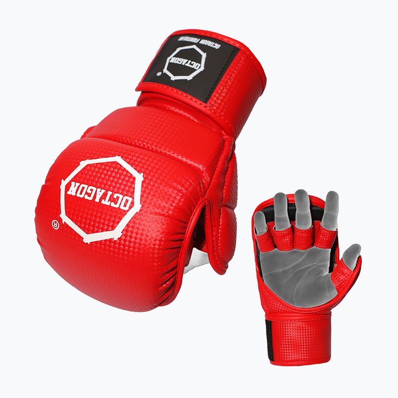 Octagon Kevlar MMA Sparring Handschuhe rot 2