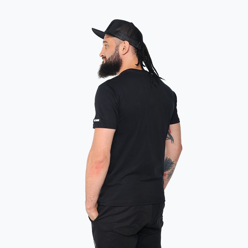 Herren-Shirt Octagon Small Logo black/white 2
