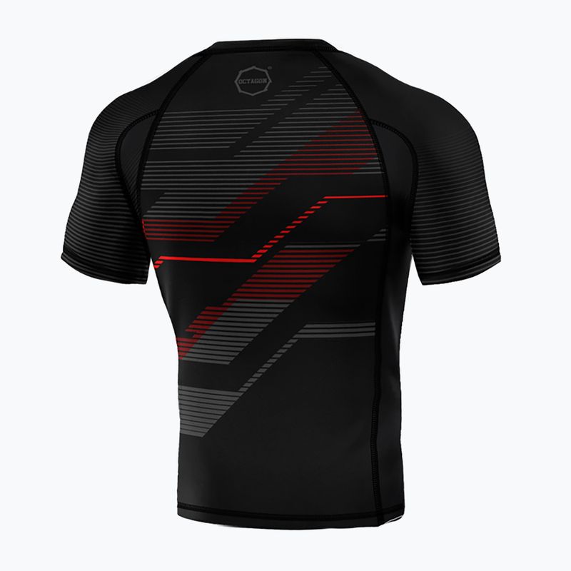 Octagon Racer Premium schwarz/rot Herren Rashguard 2