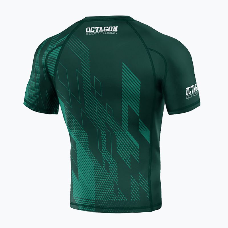 Herren Octagon Diamond Premium Rashguard dunkelgrün 2