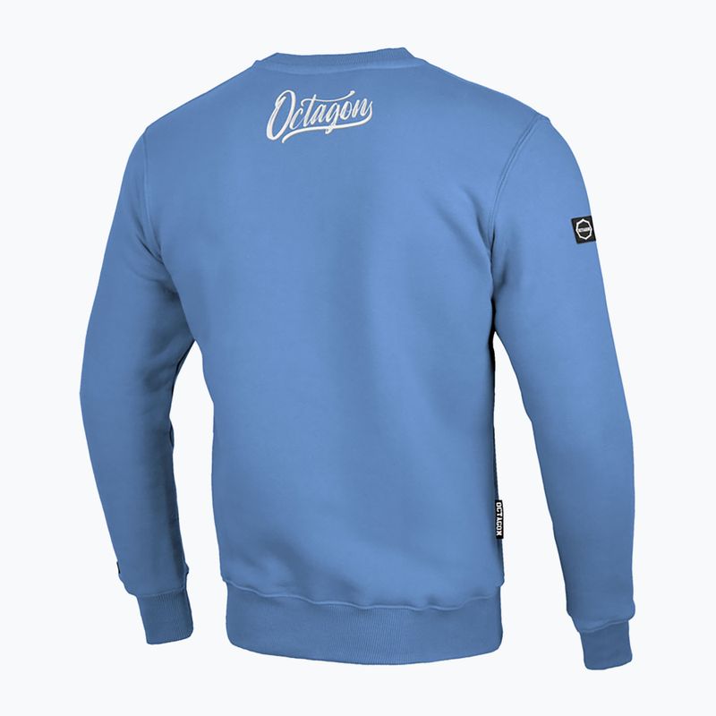 Herren Octagon Retro Hellblaues Sweatshirt 2